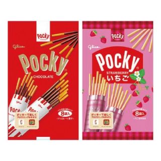 ポッキーチョコレート/いちごポッキー