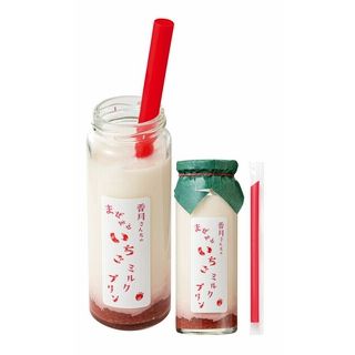 まぜまぜいちごミルクプリン