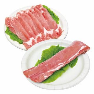 豚ロースうす切り(中)/豚ヒレブロック肉