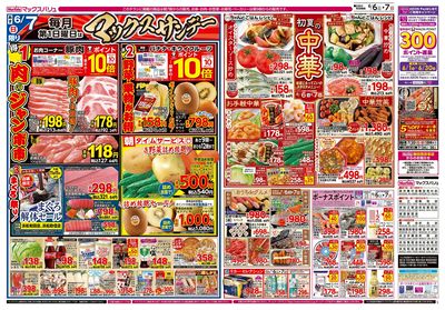 6/6号 カメさんデー/マックスサンデー/初夏の中華:ウラ
