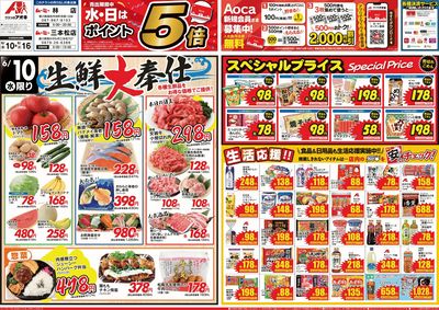 6月10日開始チラシ:表