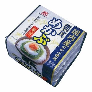 中川食品 国産朝食味付めかぶ 3個組