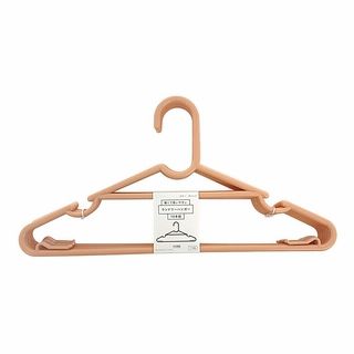 ランドリーハンガー オレンジ 10本組