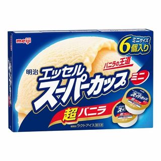 明治 エッセルスーパーカップミニ 超バニラ 6個入