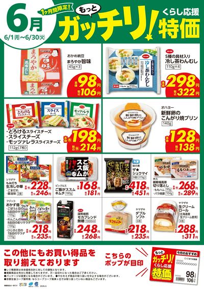 6月ガッチリ特価ポスター
