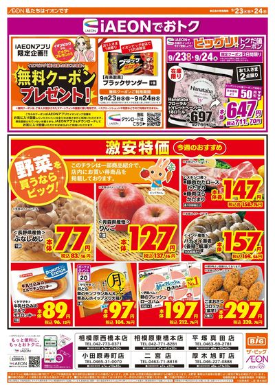 9月23日号均一チラシ(おもて)
