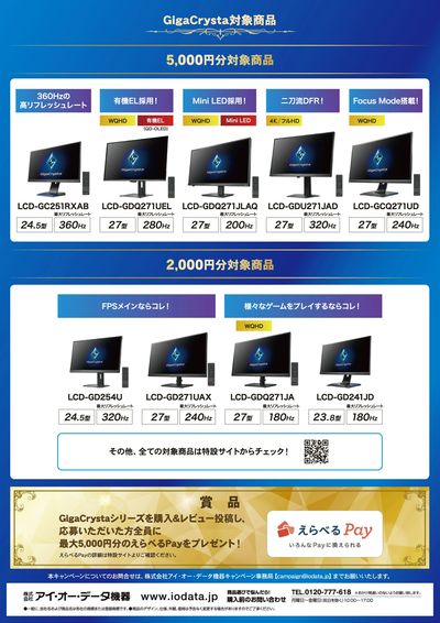 IOデータレビューキャンペーン2025チラシ(うら)