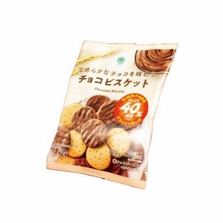 なめらかなチョコを味わうチョコビスケット
