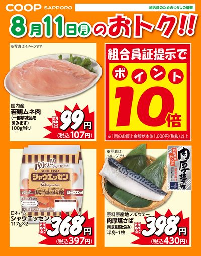 8月11日お買得品