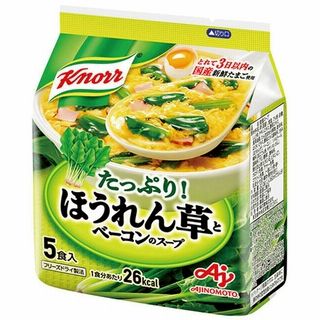 味の素 ほうれん草とベーコンのスープ 5食入