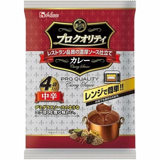 ハウス プロクオリティ カレー中辛 4袋入