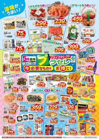 5月前半プラセレ