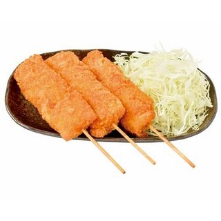 大きな串カツ(豚肉と玉ねぎ)