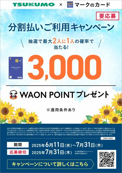 イオンカードキャンペーン2507