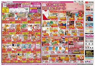 3/6号 イオン100周年記念特別価格/カメさんデー/春のごはん丼まつり:オモテ