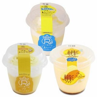 プチ夏のレアチーズ(シチリアレモンソース)/絹ごしプリン/プチモンブラン