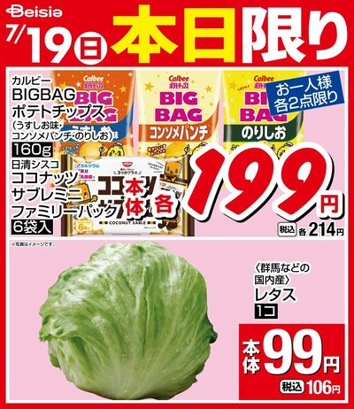 7/19限りのお買い得!