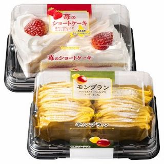 苺のショートケーキ/モンブラン