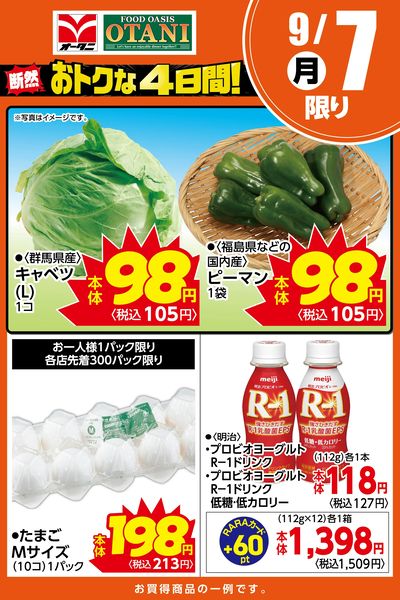 本日の日替わり商品はこちら!