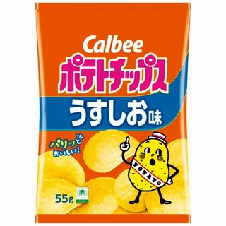 カルビー ポテトチップスうすしお味 55g