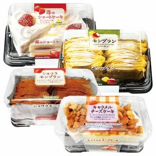 苺のショートケーキ/モンブラン/ショコラモンブラン/キャラメルチーズケーキ