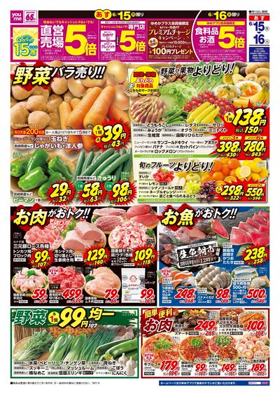 6/15号 ウィークチラシ オモテ