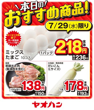 本日のおすすめ商品!
