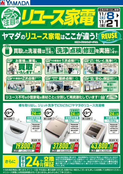 今注目のリユース家電 洗濯機