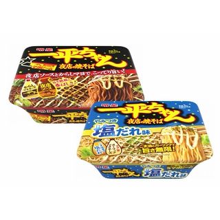 一平ちゃん ・夜店の焼そば ・夜店の焼そば やみつき塩だれ味