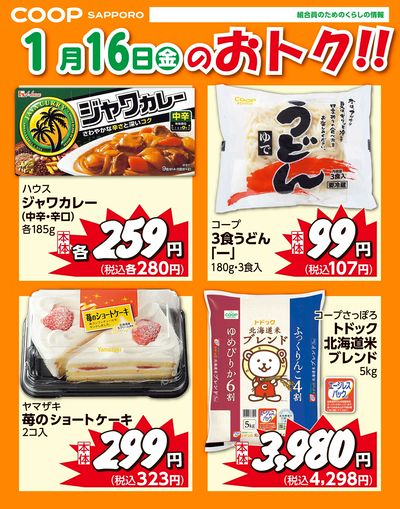 1月16日お買得品