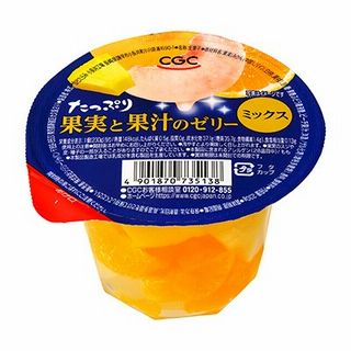 たっぷり果実と果汁のゼリーミックス