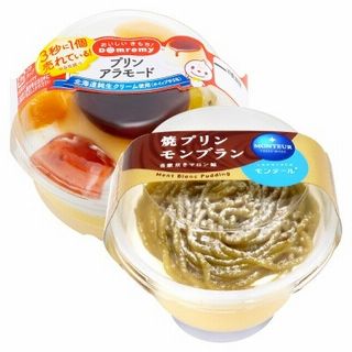 プリンアラモード/焼プリン モンブラン