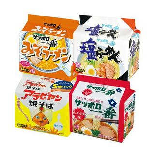 サッポロ一番 ・みそ ・塩 ・しょうゆ / アラビヤン焼そば