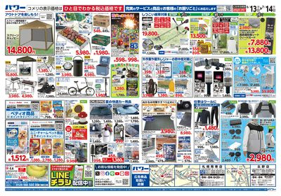 コメリパワー 6/13号 家計応援祭  ウラ