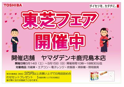 東芝フェア開催中