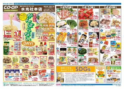水光社本店からのおすすめ 3/20(木)~22(土)