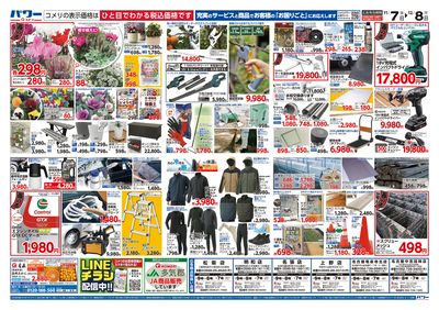 コメリパワー 11/7号 酉の市 ウラ