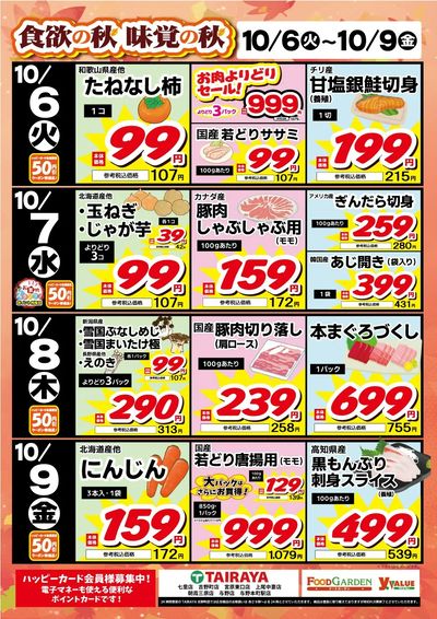 食欲の秋 味覚の秋
