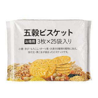 お得用 五穀ビスケット 3枚×25袋入り