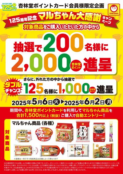 マルちゃん商品ポイント山分けCP