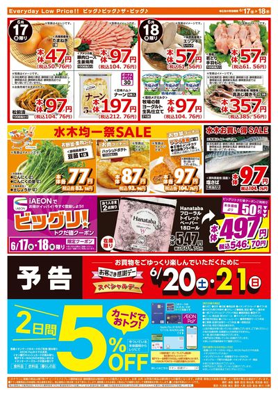 6月17日号均一チラシ(うら)