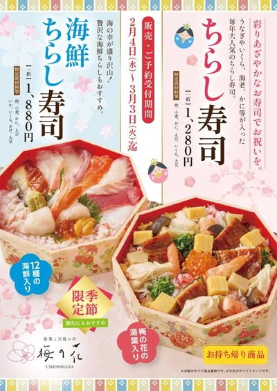 ちらし寿司チラシ