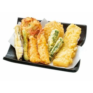 七種の天ぷら盛合せ