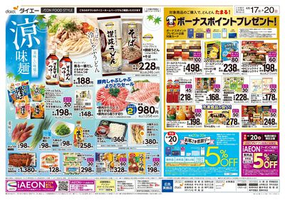ボーナスポイントプレゼント!+涼味麺:ウラ