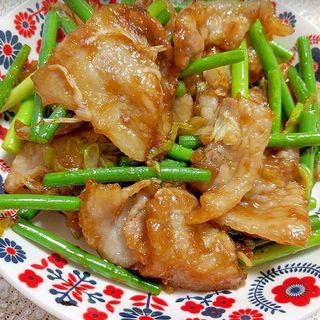 豚バラカルビ味付焼肉用(にんにくの芽入り)