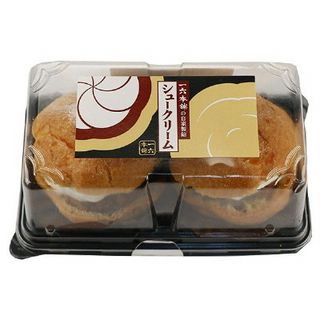 一六本舗の自家製餡シュークリーム
