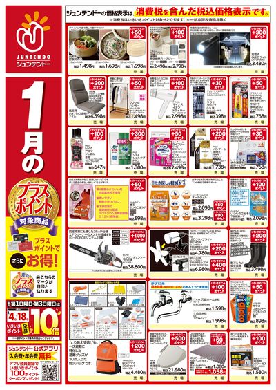 1月のプラスポイント