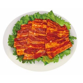 フランス産豚肉味付カルビ焼用(バラ)(解凍)