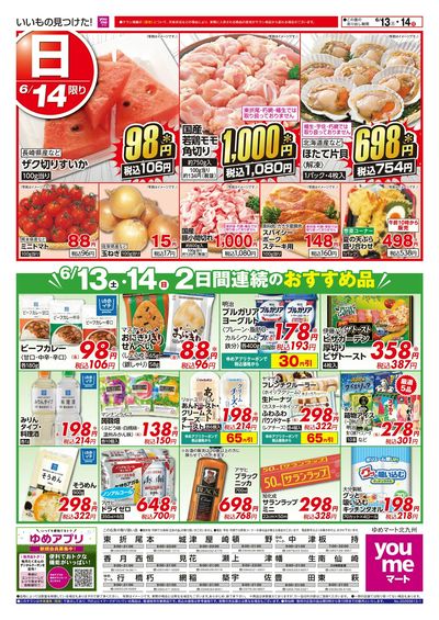 6/13~14 2日間連続のおすすめ品!