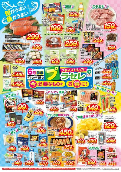 6月前半プラセレ